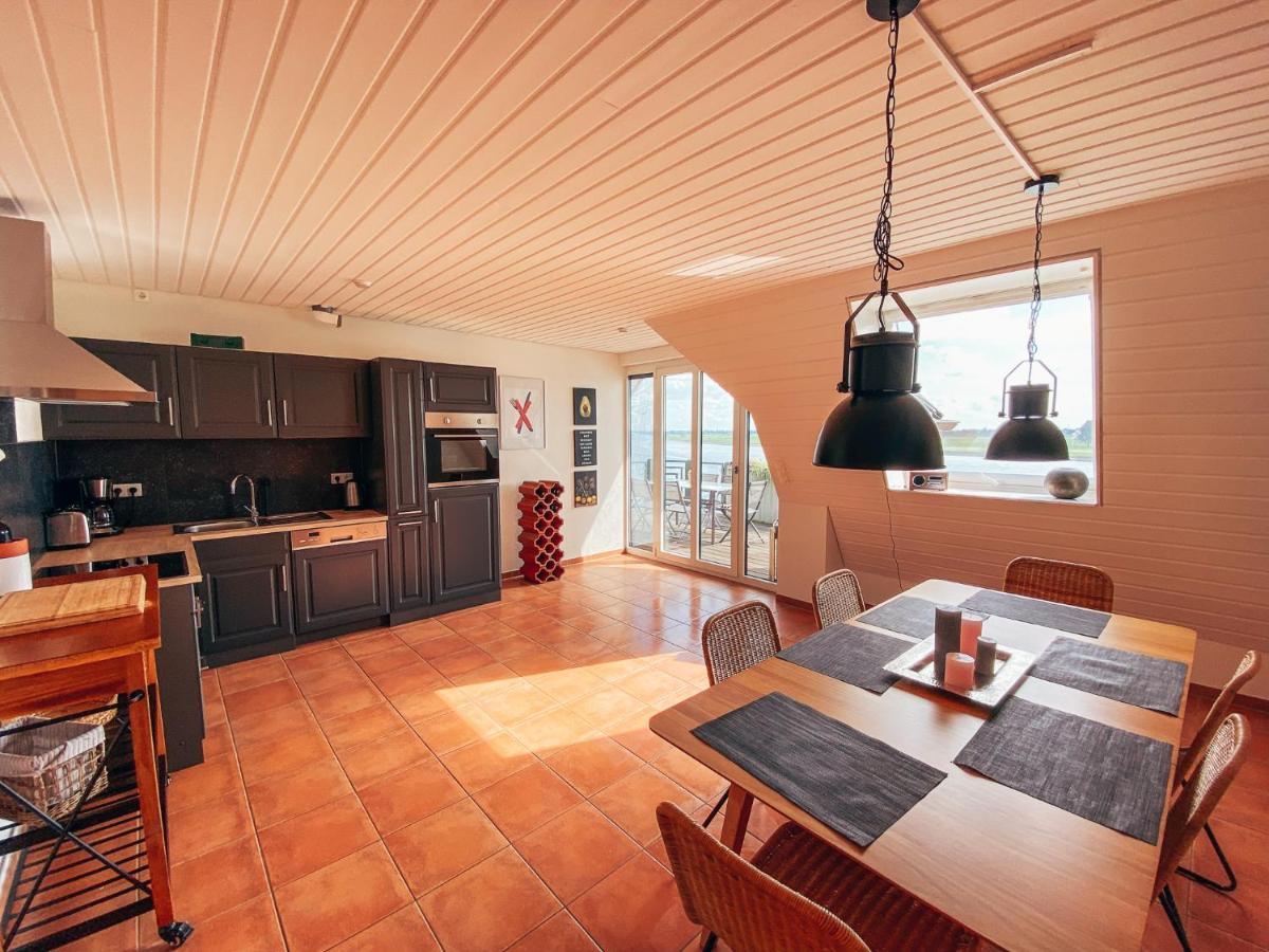 Rheinloft 3 - Grosse Giebelwohnung Mit Dachterrassen An Der Rheinpromenade إميريش المظهر الخارجي الصورة