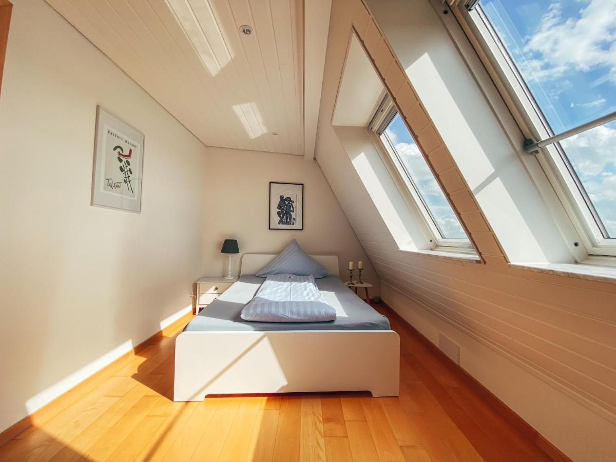 Rheinloft 3 - Grosse Giebelwohnung Mit Dachterrassen An Der Rheinpromenade إميريش المظهر الخارجي الصورة