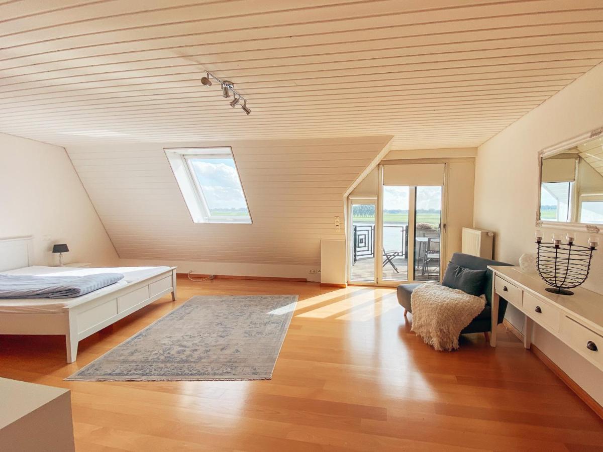 Rheinloft 3 - Grosse Giebelwohnung Mit Dachterrassen An Der Rheinpromenade إميريش المظهر الخارجي الصورة