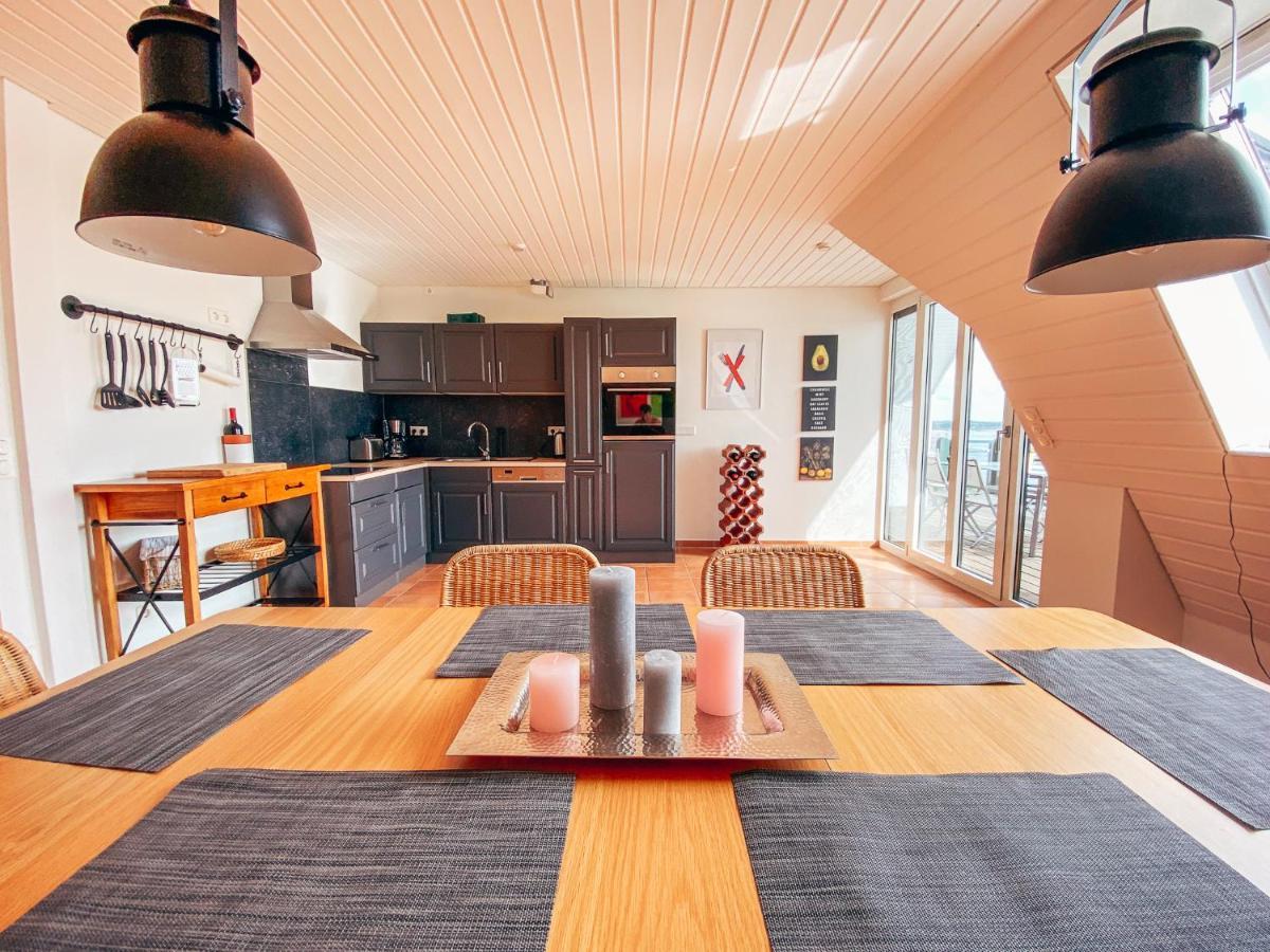 Rheinloft 3 - Grosse Giebelwohnung Mit Dachterrassen An Der Rheinpromenade إميريش المظهر الخارجي الصورة